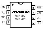 MAX707 Maxim IC